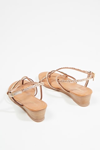 Leren Sandalen Homatres - Goudkleurig