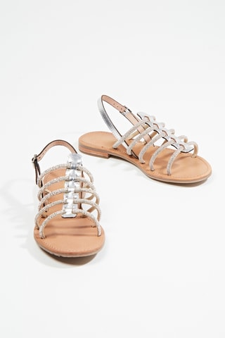 Leren Sandalen Havapeps - Zilverkleurig