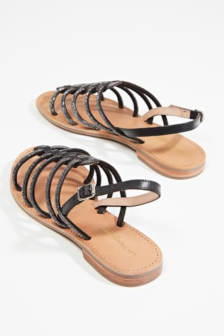 Leren Sandalen Havapeps - Zwart