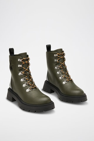 Bottines - Vert olive