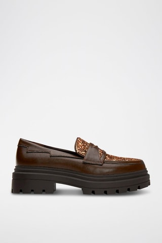 Mocassins plateformes - Marron