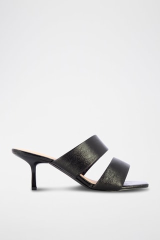 Mules à talons - Noir