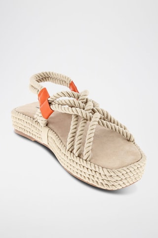 Sandales plateformes - Beige