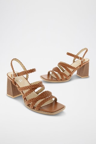 Sandales à talons - Camel