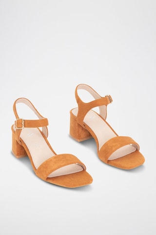 Sandales à talons - Camel 