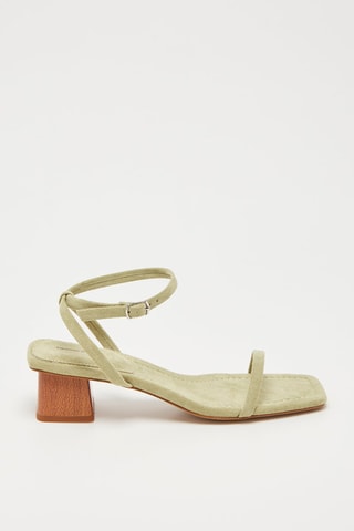 Sandales à talons Vert