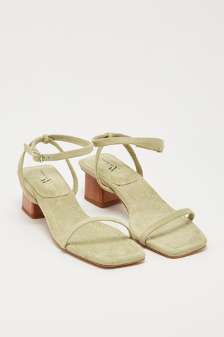 Sandales à talons Vert