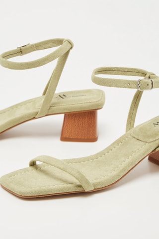 Sandales à talons Vert