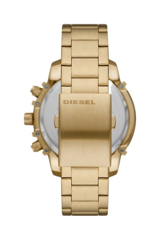 Montre à quartz en acier - Doré