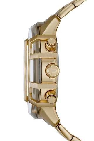 Montre à quartz en acier - Doré