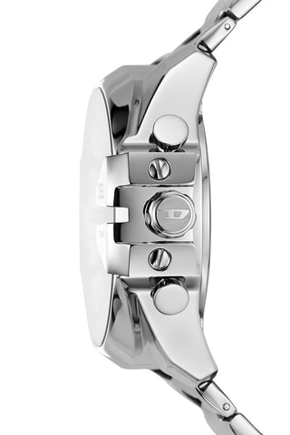 Montre anadigitale en acier - Argenté