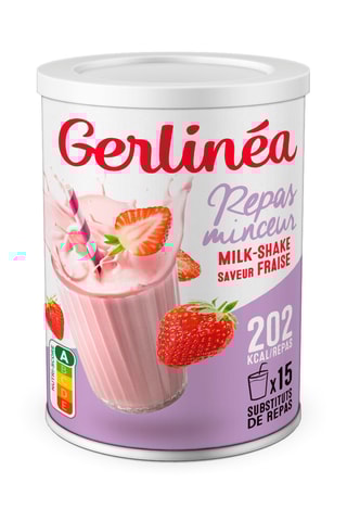 Préparation minceur pour milk-shake à la fraise - 436 g
