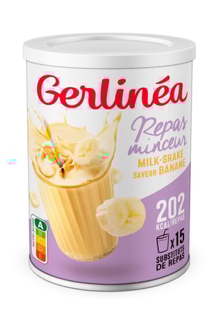 Préparation minceur pour milk-shake à la banane - 436 g