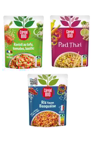 Pack repas végé - 7 x 3 recettes