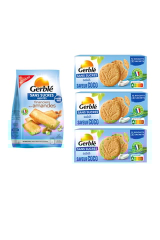 Pack Biscuits sans sucre ajouté - 2 x 6 paquets