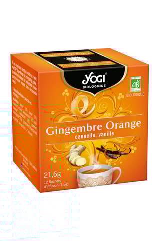 6 x Infusions gingembre et orange - 21,6 g