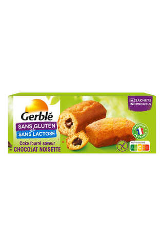 6 x Cake fourré Chocolat noisette sans gluten - 210 g