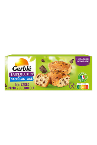6 x Mini cakes pépites de chocolat - 230 g