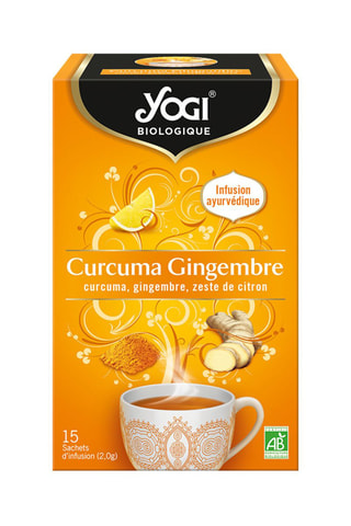 6 x Thé Curcuma Gingembre - 15 x 2 g