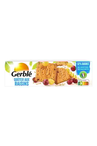6 x Goûters aux Raisins - 360 g