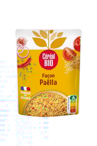 6 x Riz façon paëlla légumes safran - 220 g