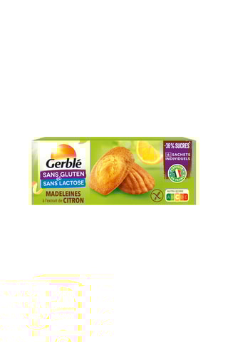 6 x Madeleines saveur citron - 180 g