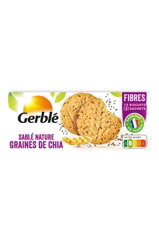 8 x Sablés Nature aux Graines de Chia - 132 g