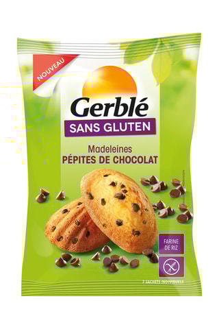 8 x Madeleines Pépites Chocolat sans gluten - 210 g