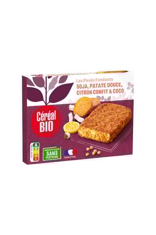 6 x Pavés Fondants Patate douce Citron Coco - 200 g