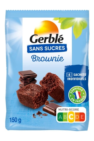 4 x Brownie sans sucres - 6 sachets