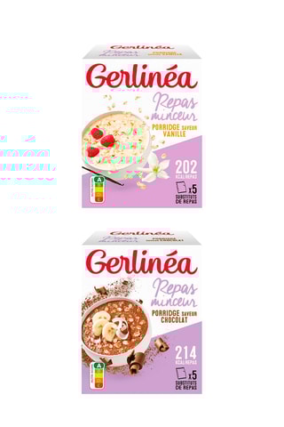 Pack porridge au chocolat et vanille