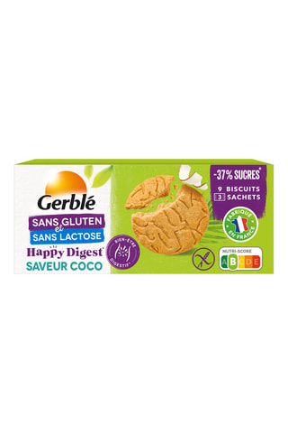 12 x Biscuit coco Happy Digest - 150 g