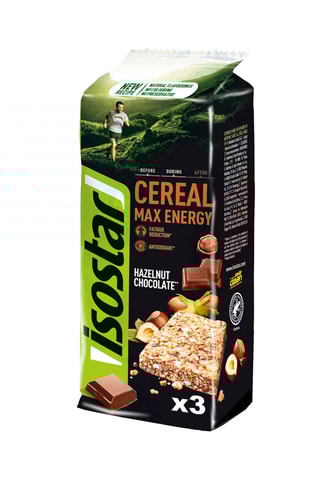 3 gels énergétiques Energy Booster Cola, 6 boissons Fast Hydratation saveur Citron et 6 barres énergétiques Céréal Max noisette et chocolat - 100 g, 500 ml et 165 g