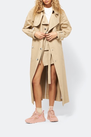 Baskets en cuir - Rose - Burberry