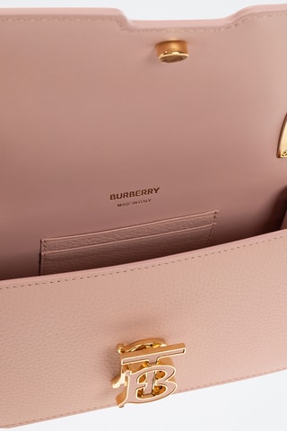 Sac bandoulière en cuir - Rose - Burberry
