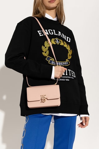 Sac bandoulière en cuir - Rose - Burberry