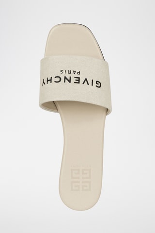 Mules en cuir - Beige et noir  - Givenchy