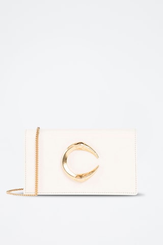 Sac bandoulière en cuir - Blanc - Cavalli Class