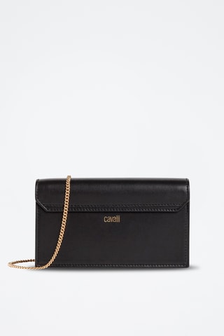Sac bandoulière en cuir - Noir - Cavalli Class