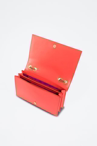 Sac porté épaule en cuir - Rouge - Cavalli Class