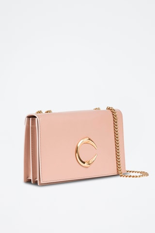 Sac porté épaule en cuir - Beige - Cavalli Class