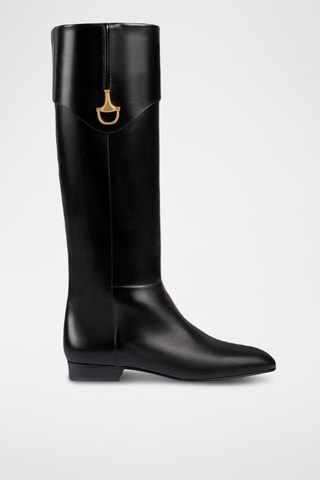 Bottes en cuir - Noir - Gucci