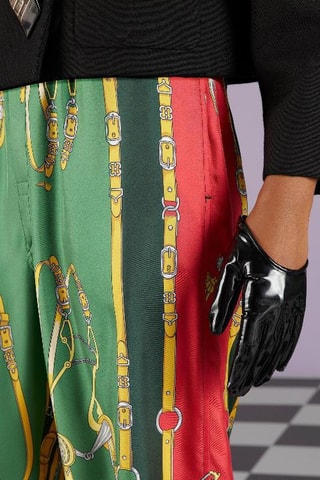 Pantalon en soie - Vert - Gucci