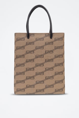Sac shopping en cuir - Beige et marron clair - Balenciaga