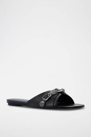 Mules en cuir - Noir - Balenciaga