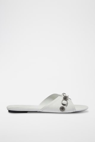 Mules en cuir - Blanc - Balenciaga