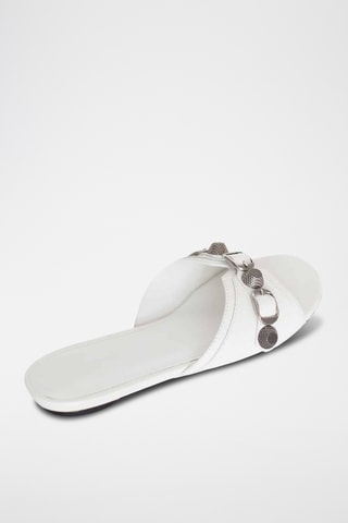 Mules en cuir - Blanc - Balenciaga