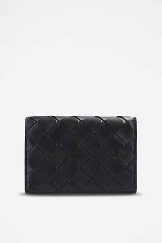 Portefeuille en cuir - Noir - Bottega Veneta