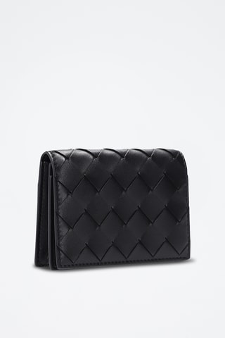 Portefeuille en cuir - Noir - Bottega Veneta