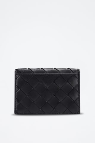 Portefeuille en cuir - Noir - Bottega Veneta